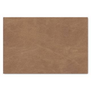 Brown Leather Texture Decoupage Tissue Paper