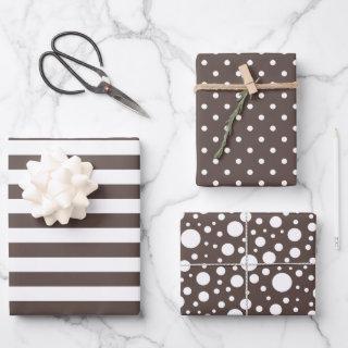 Brown Patterns  Sheet Set