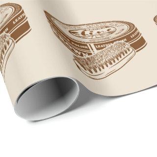 Brown shoe polish tin