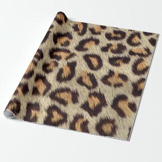 Brown spots leopard animal print