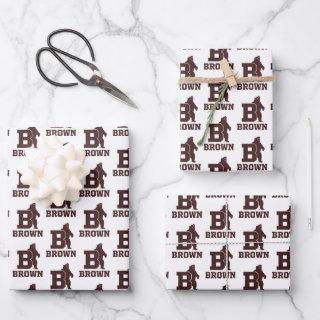 Brown Text Logo & Bear  Sheets