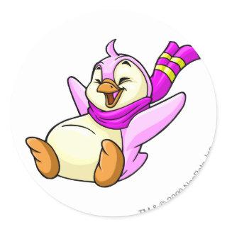 Bruce Pink Classic Round Sticker