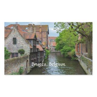 Bruges, Belgium Rectangular Sticker