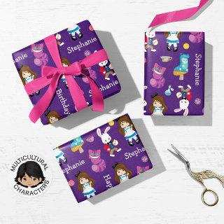 Brunette Alice's Adventures in Wonderland  Sheets