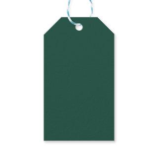 Brunswick Green Solid Color Gift Tags