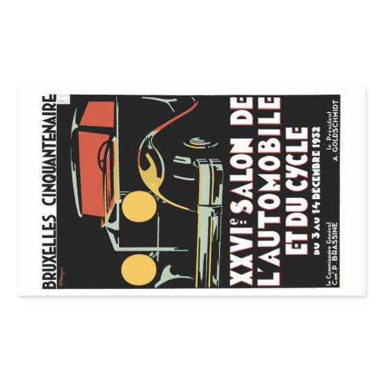 Bruxelles Cinquantenaire Rectangular Sticker