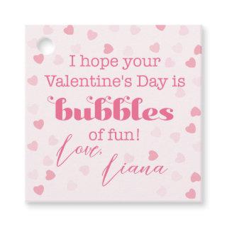 Bubbles of Fun Valentine's Day Gift Tag