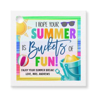 Bucket of Fun Gift Tag