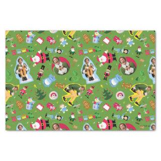 Buddy the Elf and Christmas Icons Pattern Tissue Paper