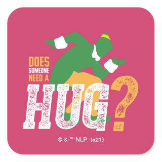 Buddy the Elf | Does Someone Need a Hug Square Sticker