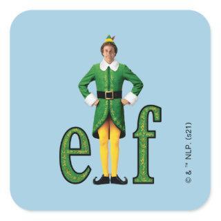 Buddy the Elf Movie Logo Square Sticker