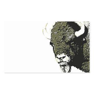 Buffalo - Bison Rectangular Sticker