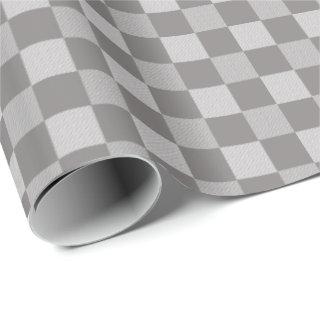 Buffalo Checks | Plaid Pattern - Med Gray | White