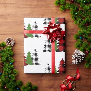 Buffalo plaid christmas trees