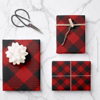 Buffalo Plaid Rob Roy Check Red Plaid Pattern  Sheets