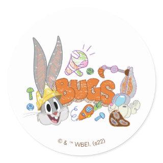 BUGS BUNNY BUILDERS™| BUGS BUNNY™ Sketch Art Classic Round Sticker