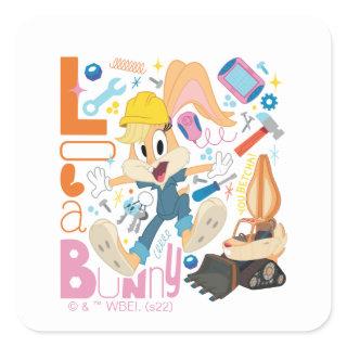 BUGS BUNNY BUILDERS™| Lola Bunny Work Tools Square Sticker