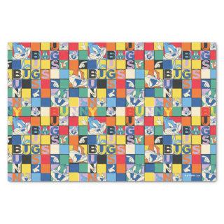 BUGS BUNNY™ Colorful Name and Face Checker Tissue Paper
