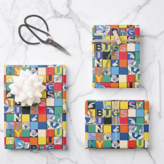 BUGS BUNNY™ Colorful Name and Face Checker  Sheets