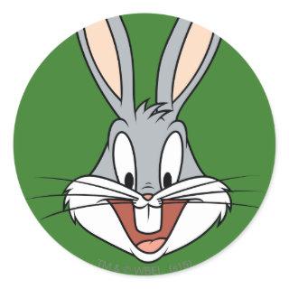 BUGS BUNNY™ Smiling Face Classic Round Sticker