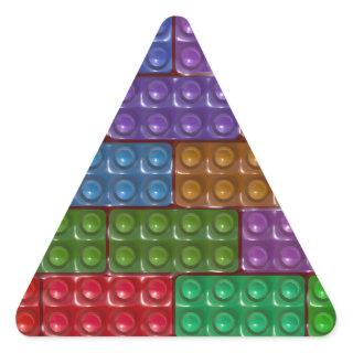Builder's Bricks - Rainbow Triangle Sticker
