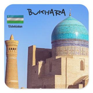 Bukhara, Uzbekistan - Kalyan mosque Square Sticker