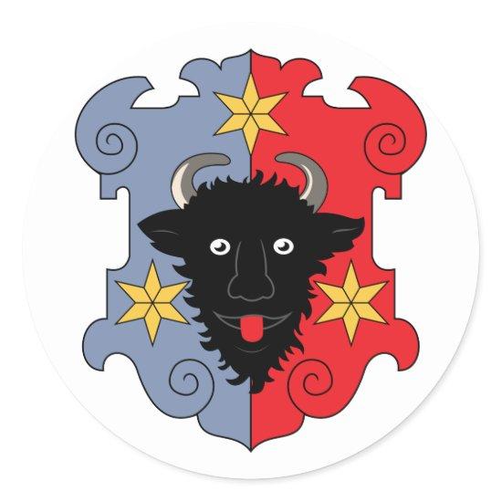 bukovina, Austria Classic Round Sticker
