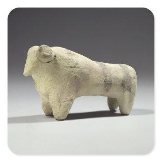 Bull in the Ubaid style, c.4000-3500 BC (terracott Square Sticker