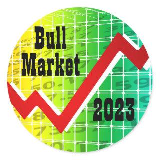 Bull Market 2023 Classic Round Sticker