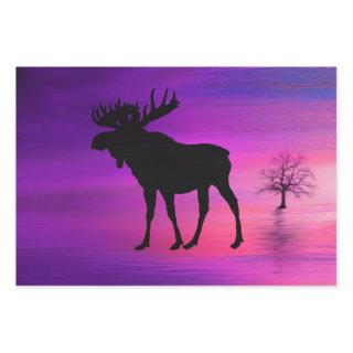 Bull Moose Silhouette  Sheets