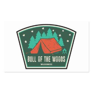 Bull Of The Woods Wilderness Oregon Camping Rectangular Sticker
