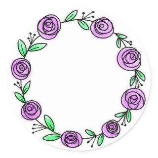 Bullet Journal Rose Sticker