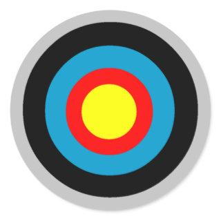 Bullseye Classic Round Sticker