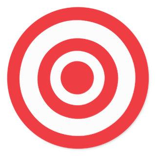 Bullseye Target Classic Round Sticker