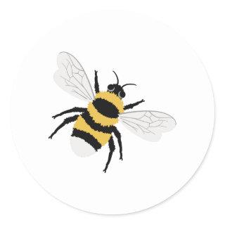 Bumble Bee Classic Round Sticker