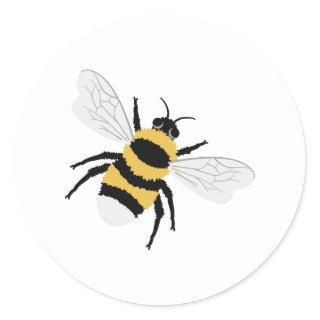 Bumble Bee Classic Round Sticker