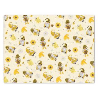Bumble Bee Sunflower Yellow Gnome Tissue Paper