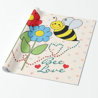 Bumble Bee With Flowers Bee Love Sheets