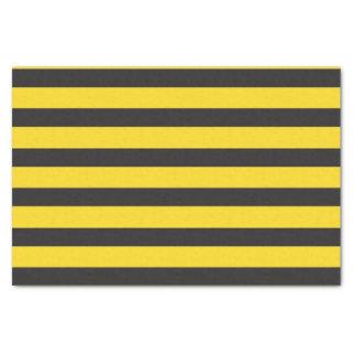 Bumblebee Black Yellow Horizontal Lines Bumble Bee Tissue Paper