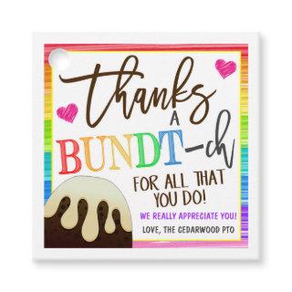 Bundt Cake Gift Tag