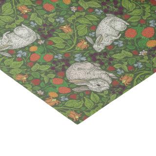 Bunnies, Berries, and Bluebells Print Tissue Paper