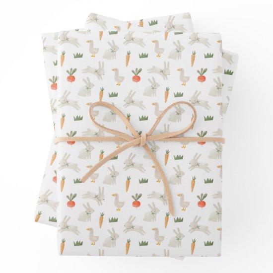 Bunnies & Ducks on the Farm Pattern  Sheets