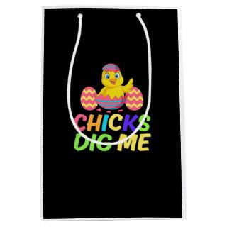 bunny easter design medium gift bag