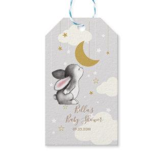 Bunny Moon Star Cloud Baby Shower Gift Tags