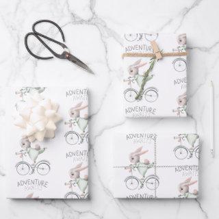 Bunny on Bicycle  Sheets