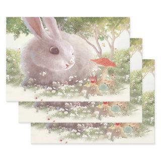 Bunny with Flowers  Sheets