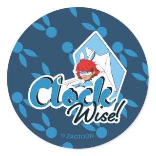 Bunnyx | Clock Wise! Classic Round Sticker