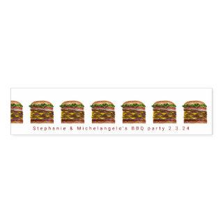 Burger Napkins BBQ Napkin Bands