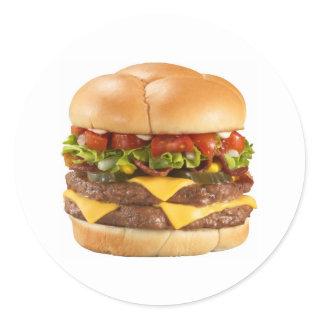 Burger stickers