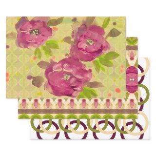 Burgundy and Olive With Cream